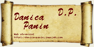 Danica Panin vizit kartica